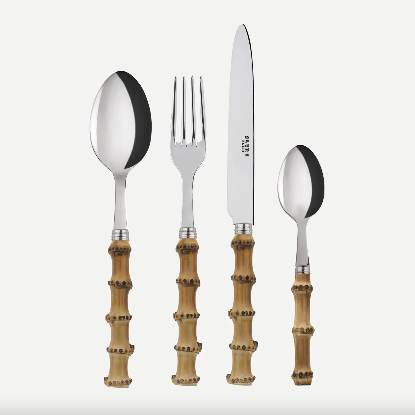 CUTLERY SET - Panda Bamboo, SET OF 4