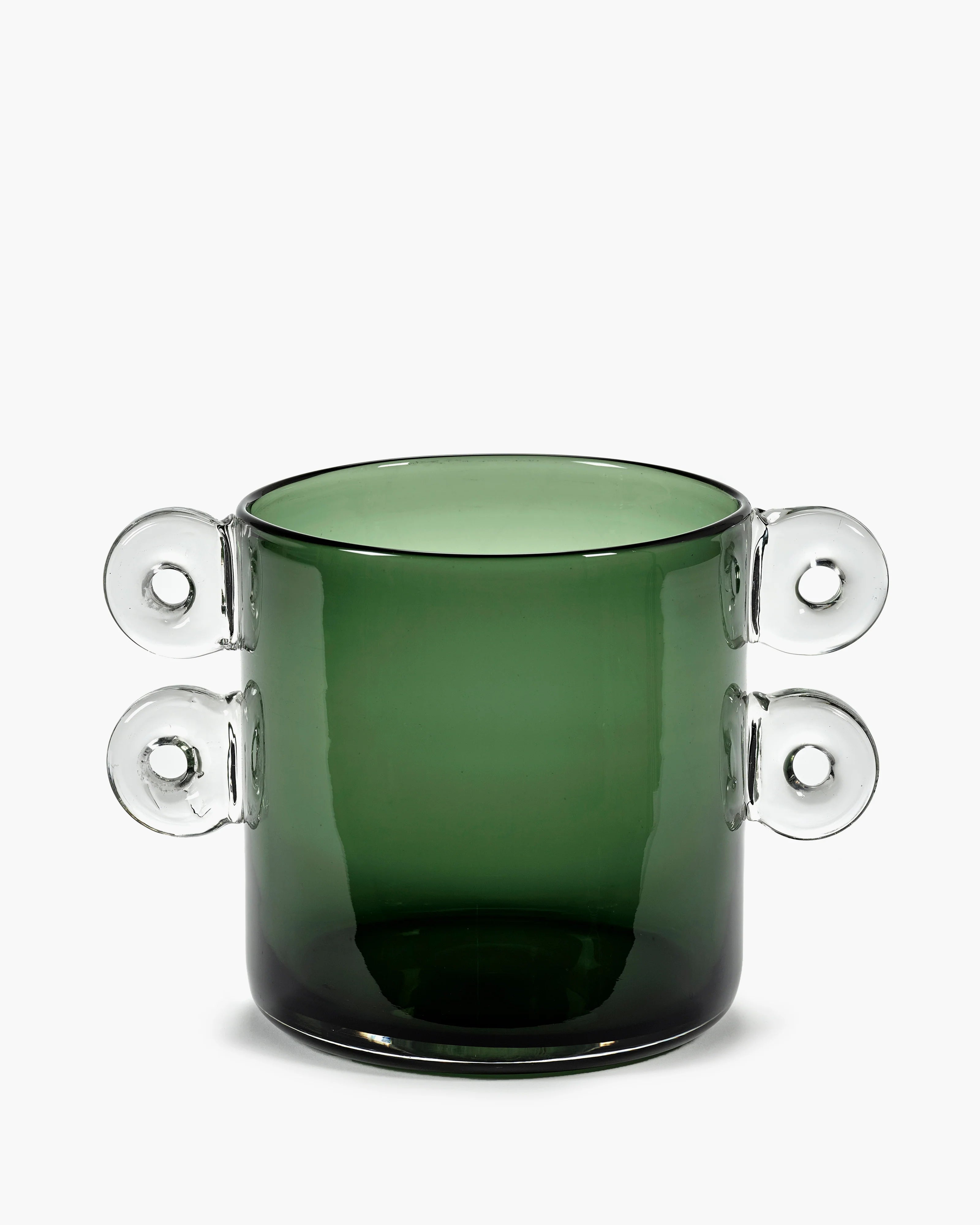 VASE DARK GREEN WIND & FIRE