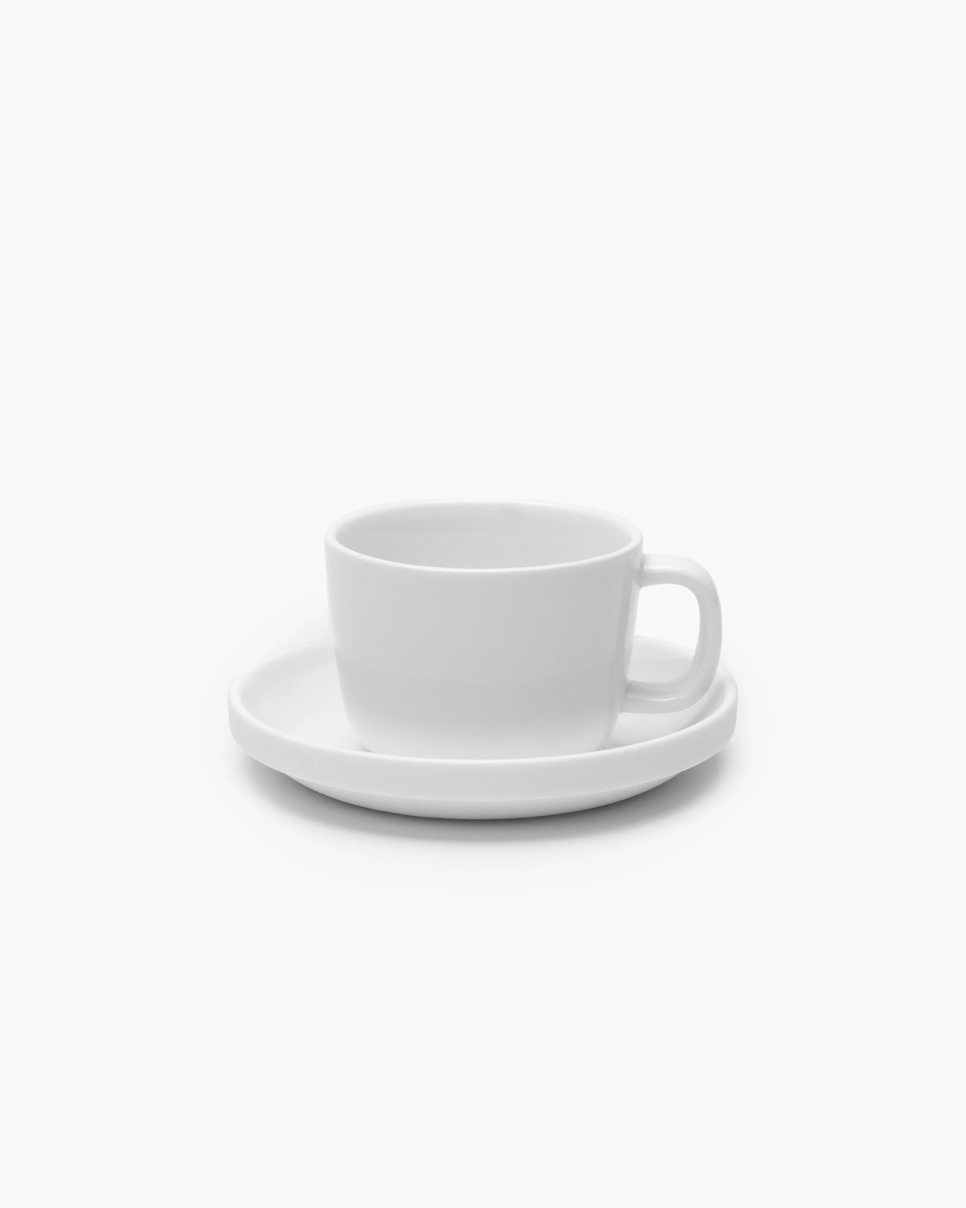 CAPPUCCINO CUP AND SAUCER MATT PASSE-PARTOUT - SET OF 2