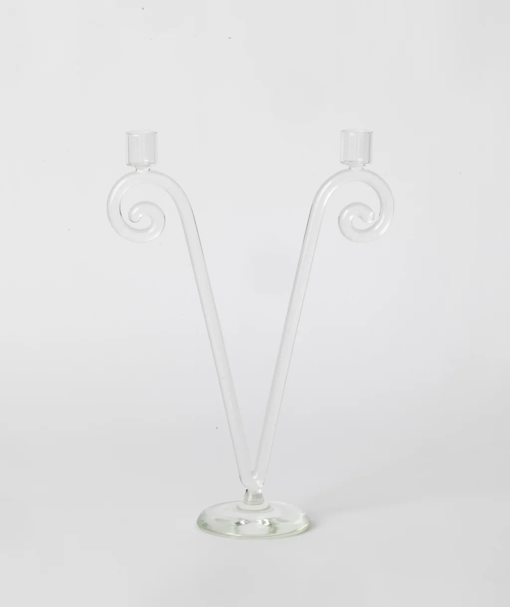 Spiral Candleholder (Double Stem)