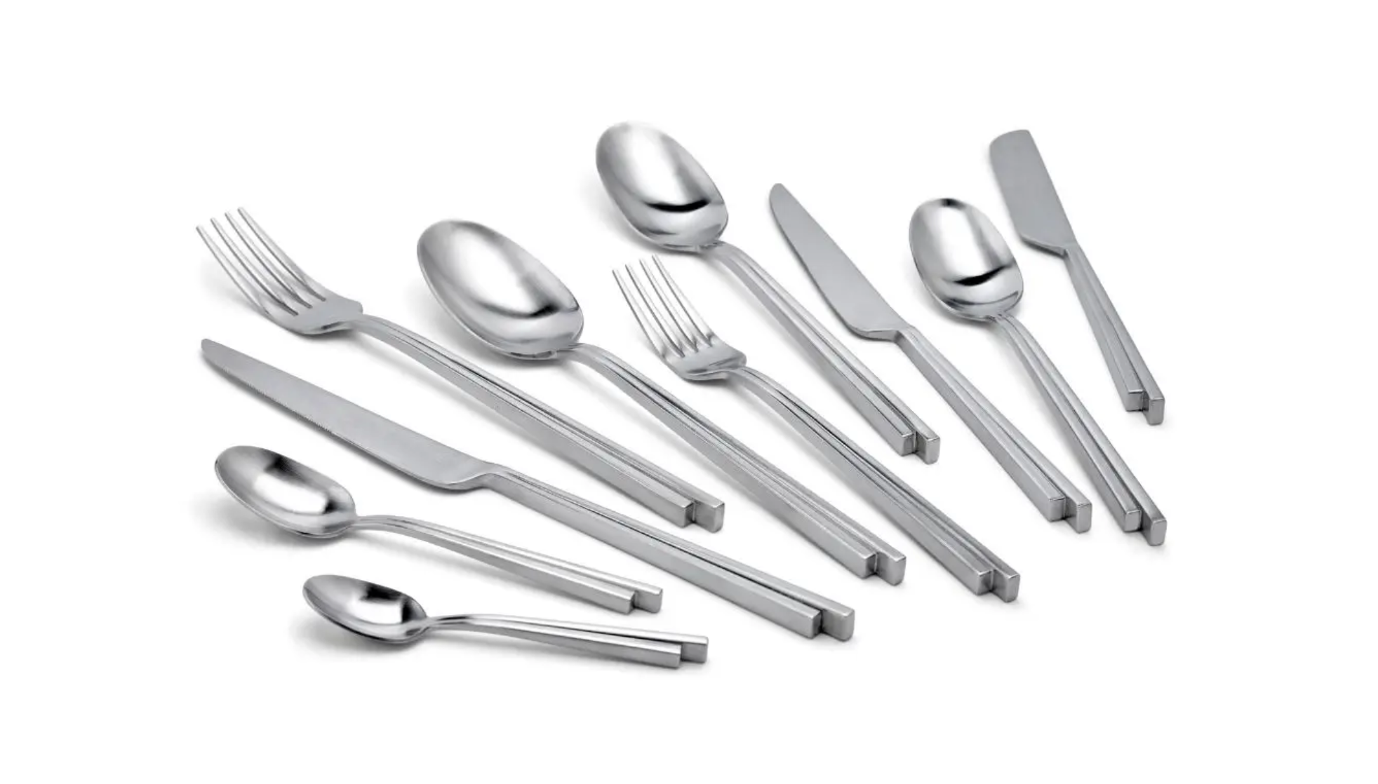 CUTLERY GIFT BOX STAINLESS DUNE - SET OF 5