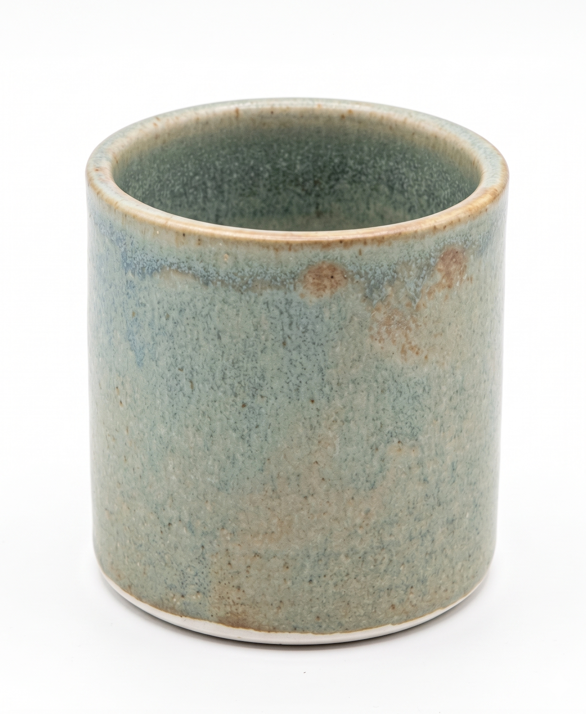 VASO TETERA PLANO 7*7 CM, COLOR: VERDOSO