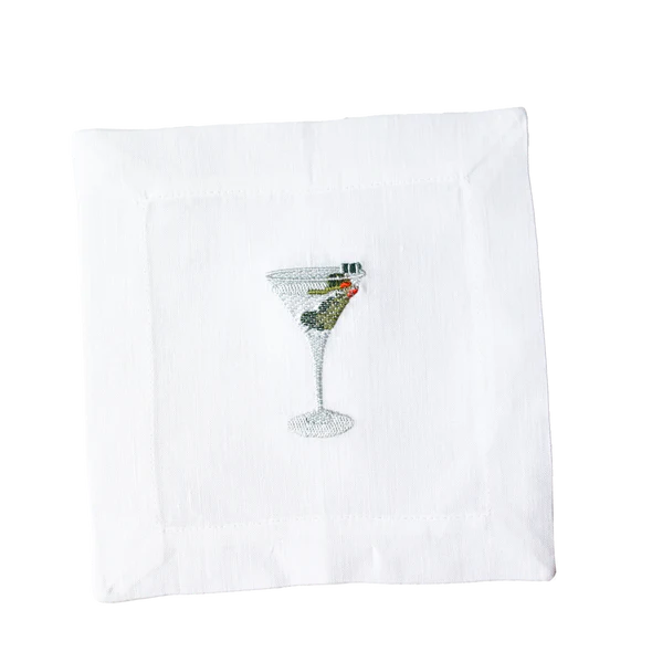The Martini cocktail napkins - SET OF 4